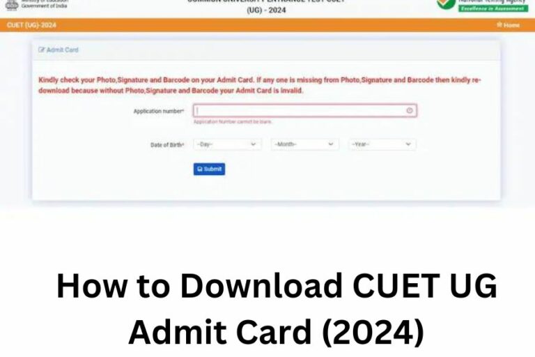 How to Download CUET UG Admit Card (2024)